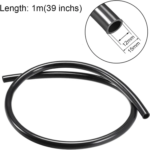 Miniatura 2 de uxcell Tubo de manguera de línea de nailon, 0.472 in (0.47 pulgadas) de diámetro interior x 0.591 in de diámetro exterior PA12 tubo de nailon