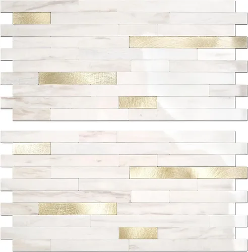 Miniatura 8 de STICKGOO 2 Hojas de Azulejos Adhesivos Despegables para Salpicadero, Azulejos Adhesivos para Salpicadero de Cocina y Baño, Aspecto de Madera Negro