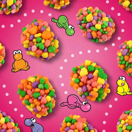 Miniatura 6 de NERDS Gummy Clusters Candy, arcoíris, crujiente y gomoso, 3 onzas (paquete de 12)