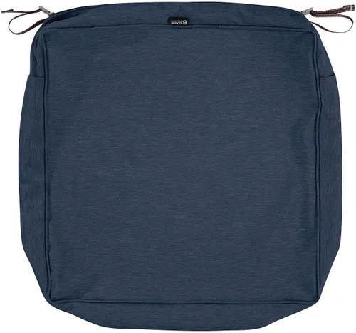 Miniatura 13 de Classic Accessories Montlake - Funda de cojín cuadrada resistente al agua de 23 x 23 x 5 pulgadas, para asiento de exterior, funda de cojín