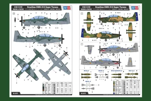 Miniatura 8 de Hobby Boss Brasileño EMB-314 Super Tucano