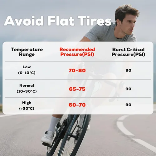 Miniatura 3 de Tubo interior de repuesto para neumático de bicicleta 700c para bicicleta de carretera de 28 pulgadas, repuesto de caucho butílico resistente