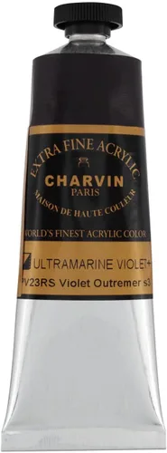 Miniatura 122 de Charvin Pintura acrílica profesional extrafina – verde absenta, tubo de 2.1 fl oz, pigmentos de triple fresado, resistente a la luz, pinturas