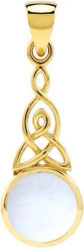 Miniatura 11 de Silvershake - Colgante de plata fina 925 con nudo celta de triquetra y collar de 18 pulgadas