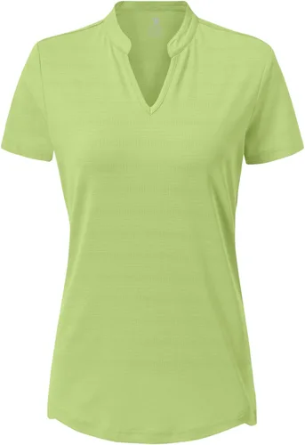 Miniatura 56 de Gopune Polo de golf con cuello en V para mujer, sin cuello, manga corta, ligera, de secado rápido, camisetas de tenis para correr