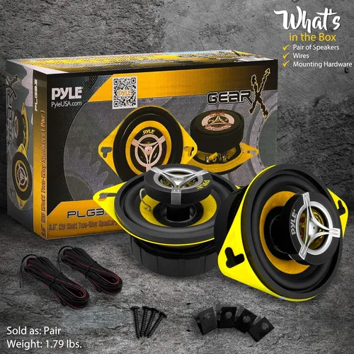 Miniatura 7 de Sistema de altavoces de coche de dos vías Pyle - Pro de 3.5 pulgadas 120 vatios 4 ohmios Tweeter medio componente de audio de sonido para estéreo