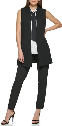 Miniatura 4 de DKNY Chaleco de traje con frente abierto para mujer