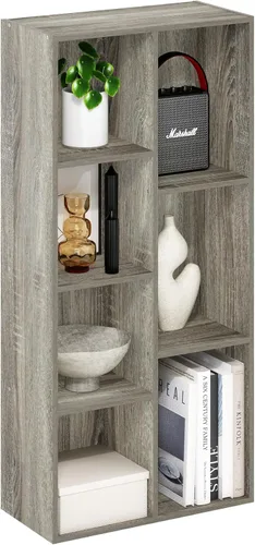 Miniatura 90 de Furinno - Estantería abierta reversible de 5 cubos, color blanco y rosado, 11069WH/PI Blanco/Rosa