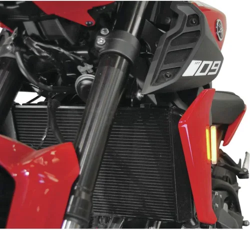 Señales de giro frontales New Rage Cycles compatibles con Yamaha MT-09 / FZ-09 (2017-2020) No Gracias