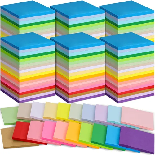 Miniatura 11 de 36 blocs de notas adhesivas de 3 x 5 pulgadas, 12 colores autoadhesivos, multicolor, bloc de notas rectangulares brillantes y coloridas