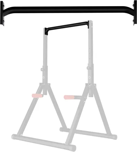 Miniatura 12 de WATBKHE Power Tower Pull Up Dip Station Foldable, Pull Up Bar Station Adjustable, Multi-Function Home Gym, Strength Training Fitness Equipment, Negro