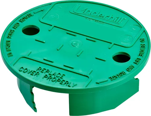 Miniatura 6 de Underhill Tapa de Caja de Válvula de Rociador Redonda, VersaLid 6 Pulgadas a 7 Pulgadas Universal, Cubierta para Sistema de Riego Automático