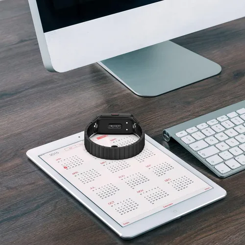 Miniatura 5 de SOOYEEH Correa para HUAWEI Band 6Honor Band 6, correa de repuesto de acero inoxidable