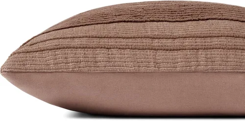 Miniatura 2 de Loloi Jean Stoffer x Kristy Collection PJS0001 - Almohada de arcilla (18.0 x 18.0 in), solo funda
