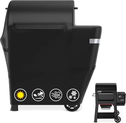 Miniatura 29 de Cubierta de parrilla Utheer para ahumador vertical de gas Pit Boss 3-Serie, cubierta impermeable anti-UV de 600D de longitud completa y resistente
