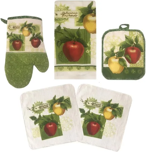 Manoplas de horno y soportes para ollas, juegos de toallas de cocina y paños de cocina, guantes de horno, paños de cocina, juego de paños de cocina