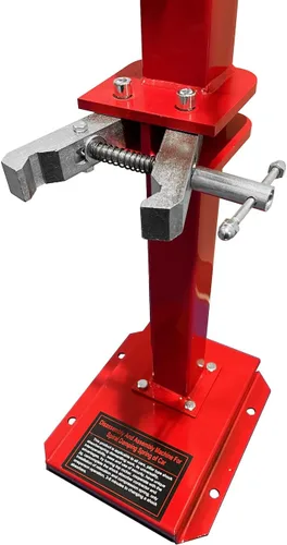 Miniatura 4 de Compresor de resorte automático para vehículos hidráulicos de servicio pesado rojo Mano, compresor de bobina de resorte, mango de elevación