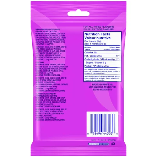 Miniatura 2 de Hubba Bubba Bubblegum, Variedad 4 PAK, {Importado de Canadá}