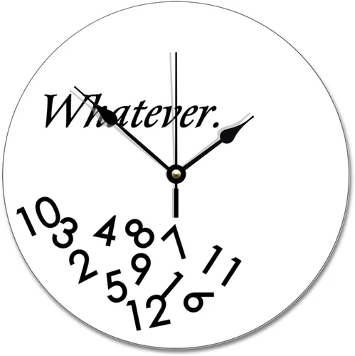 Miniatura 18 de Reloj de pared de madera rústica personalizado de 10 pulgadas, silencioso sin tictac, funciona con pilas, para sala de estar, dormitorio, cocina, En