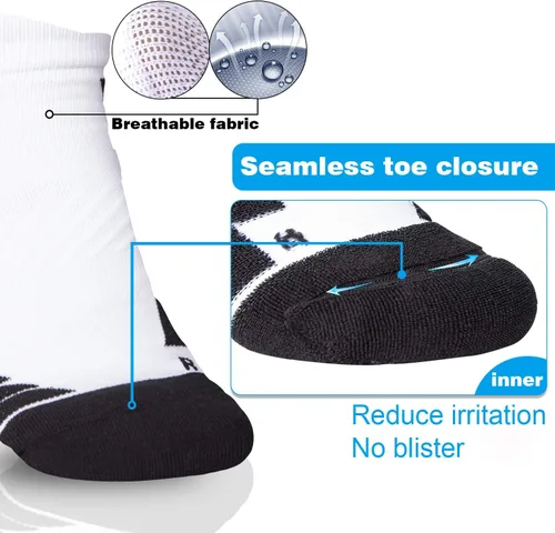 Miniatura 3 de Calcetines Coolmax deportivos antiampollas que absorben las ampollas, sin costuras, antiolor