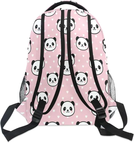 Miniatura 19 de ATTX Linda mochila con diseño de panda para niños y niñas, Panda-h, Ciclismo