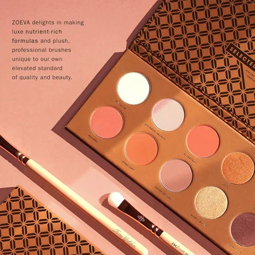 Miniatura 6 de ZOEVA Spice of Life Paleta de sombras de ojos – 10 sombras de ojos altamente pigmentadas, tonos neutros a atrevidos, brillantes, mate, acabados