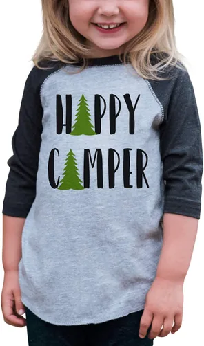 Miniatura 3 de 7 ate 9 Apparel Camiseta de camping Happy Camper para niños al aire libre