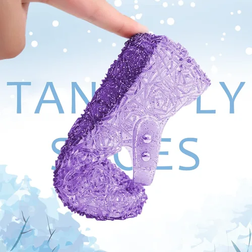 Miniatura 5 de TANDEFLY Frozen Inspired Elsa Flats Mary Jane - Zapatos de fiesta de baile, sandalias de princesa Snow Queen para niñas pequeñas, cumpleaños