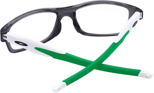 Miniatura 4 de BroLizard - Brazos de repuesto para Oakley Crosslink Glass Satin White Frame - Verde oscuro