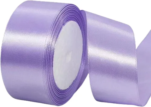 Miniatura 67 de Cinta de satén azul claro de 1-1/2 pulgadas x 25 yardas, cinta de tela de color sólido para envolver regalos, hacer lazos para el cabello, ramos