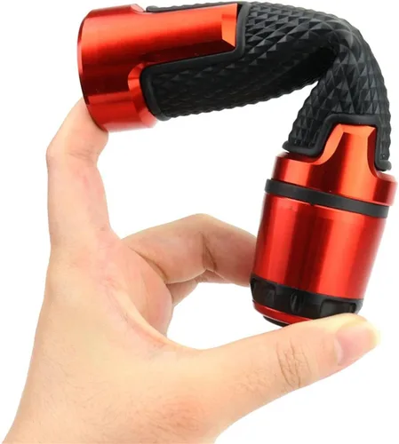 Miniatura 5 de Tapón para manillar de motocicleta, pomos antideslizantes para mango de scooter extremos de manillar de mano de 7/8 pulgadas 0.866 in con logotipo
