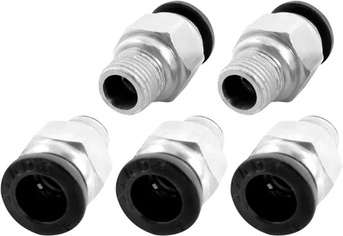 Miniatura 7 de M METERXITY Paquete de 5 unidades macho 1/8BSP de ajuste rápido – Adaptador de unión recto, accesorios de empuje para conectar, aplicar al sistema