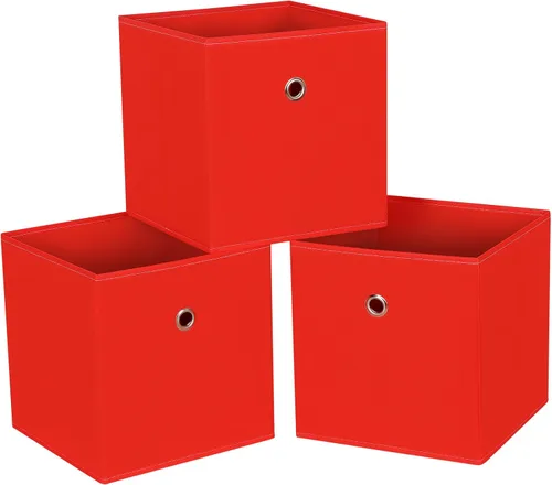 Miniatura 25 de Cubos de Almacenamiento Plegables Negros Contenedores, Cubos de Almacenamiento de Tela de 11 Pulgadas, Cajas de Almacenamiento de Tela, Cubos