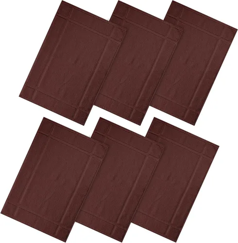 Miniatura 20 de Ample Decor Alfombra de baño 100% algodón de 34 x 20 pulgadas, felpa gruesa de 1350 GSM, suave absorbente, certificado Oeko-Tex, construcción Beige