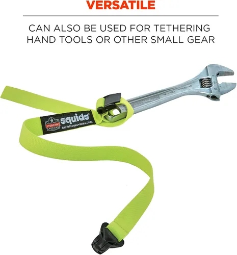 Miniatura 5 de Ergodyne Squids 3155 Lanyard with Clamp End, Easily Attaches to Hard Hat, Tools or Small Valuables, Weight Capacity 2 lbs
