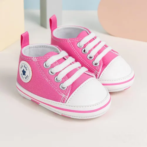 Miniatura 19 de KIDSUN zapatos deportivos altos hasta el tobillo para bebés, niños y niñas con suela antideslizante, suaves, para recién nacidos, zapatos