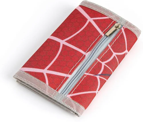 Miniatura 3 de Nitort Billetera, carteras de lona para deportes al aire libre para niños, bonita cartera con cremallera para niños, cartera de bolsillo frontal