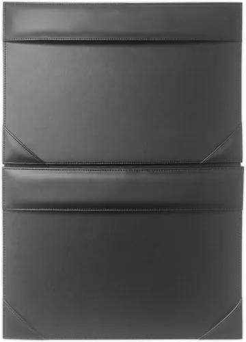 Miniatura 3 de Dacasso Black Leather Double Wall Calendar with 2026 Insert - Luxury Leather Double Wall Calendar with 2026 Insert - Executive Office Organization &