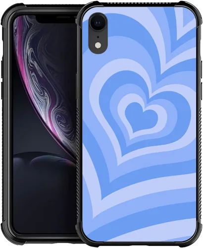 Miniatura 114 de Funda compatible con iPhone X/XS, diseño de bandera estadounidense de béisbol, TPU suave, a prueba de golpes, de vidrio templado, para iPhone X/XS