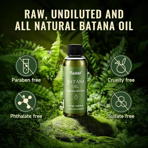 Miniatura 4 de Aceite de Batana - Aceite orgánico Dr. Sebi para el crecimiento del cabello, 100% puro y natural de Honduras, cuero cabelludo profundamente