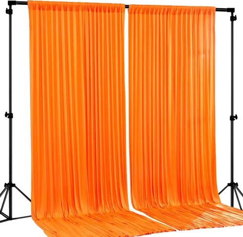 Miniatura 34 de Cortinas de Fondo Beige - Cortinas de Poliéster Sin Arrugas para Fotografía, Cortinas de Fondo para Fiestas, para Decoraciones de Baby Shower