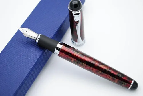 Miniatura 2 de JINHAO X750 Pluma estilográfica plumín M (pintura en polvo dorada de lujo)