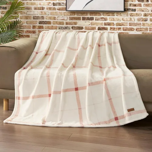 Miniatura 17 de Lucky Brand Camper Plaid Verde Oliva 50"x70" Manta de Felpa Acogedora - Manta de Microfibra Premium para Comodidad y Estilo Lujosos