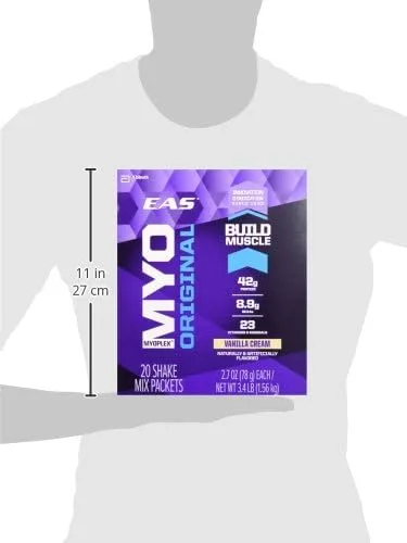 Miniatura 10 de Paquetes originales de batidos de proteínas múltiples EAS Myoplex., AB-146, 1, 20