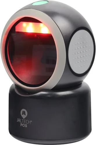 Escáner de código de barras 2D omnidireccional USB, sensor CMOS 1024 × 600 con cable, rango de escaneo de 2 a 12 pulgadas, lector de código de