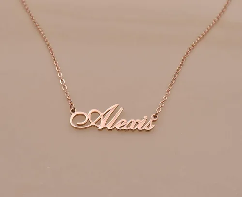 Miniatura 2 de GR35Z9 Collar personalizado con placa de nombre, regalo de joyería para hombres