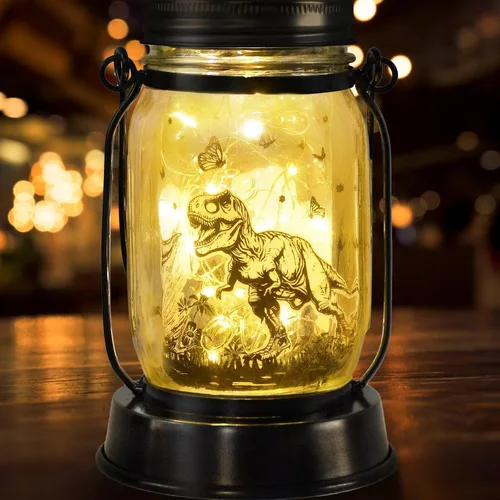 Miniatura 47 de Farol solar de Chihuahua, regalo para mujeres, hombres, mamá, cumpleaños, amantes de perro Chihuahua, luz conmemorativa pérdida de mascotas