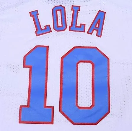 Miniatura 2 de Youth Bugs #1 Lola #10 Space Movie Jersey Basketball Jersey for Kids BoysGirls