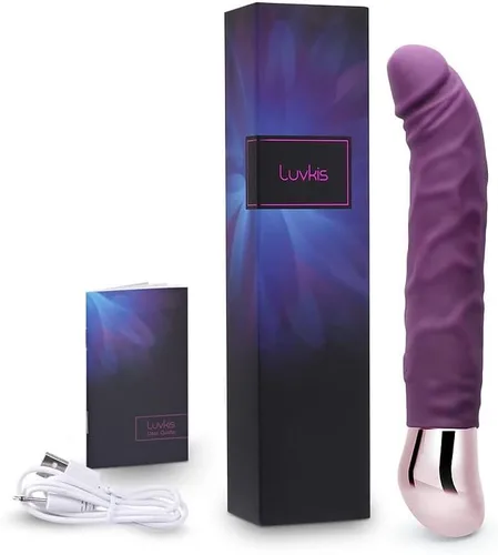 Miniatura 6 de Vibrador realista recargable para mujeres, estimulación del punto G y del clítoris con 10 modos de vibración, juguete sexual para adultos