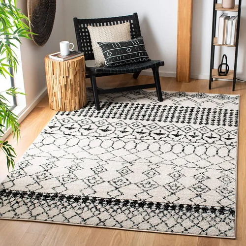 Miniatura 84 de SAFAVIEH Tulum Collection - Alfombra decorativa de 2 x 3 pies, diseño marroquí bohemio envejecido, no desprende pelusa y fácil de limpiar, ideal